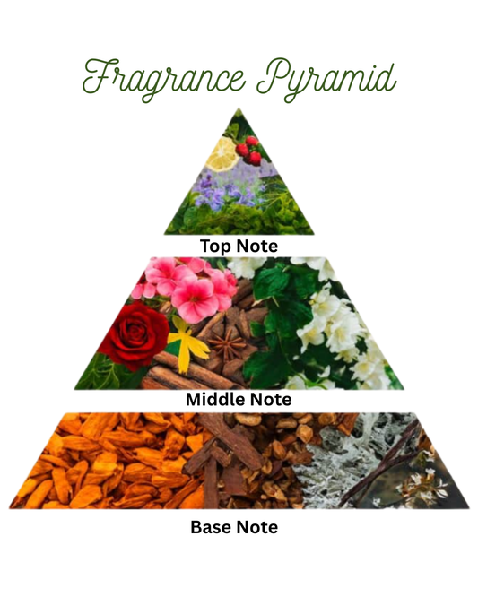 What Is a Fragrance Pyramid? Understanding Top, Heart & Base Notes