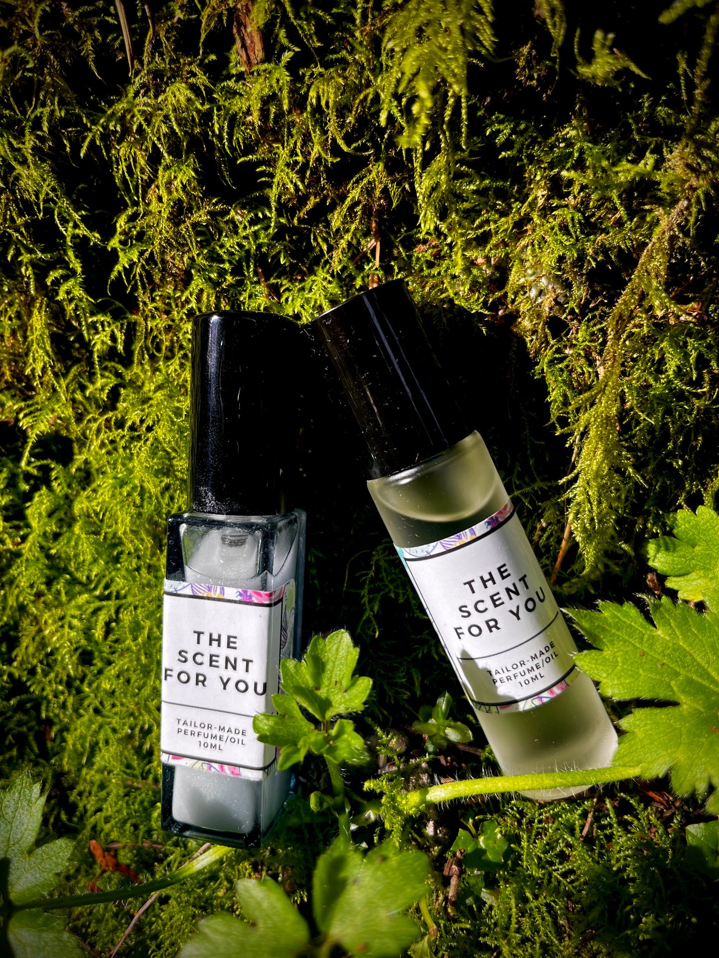 Personalized Natural Essential Oil Perfume Roller, Custom Scent Blend Perfume