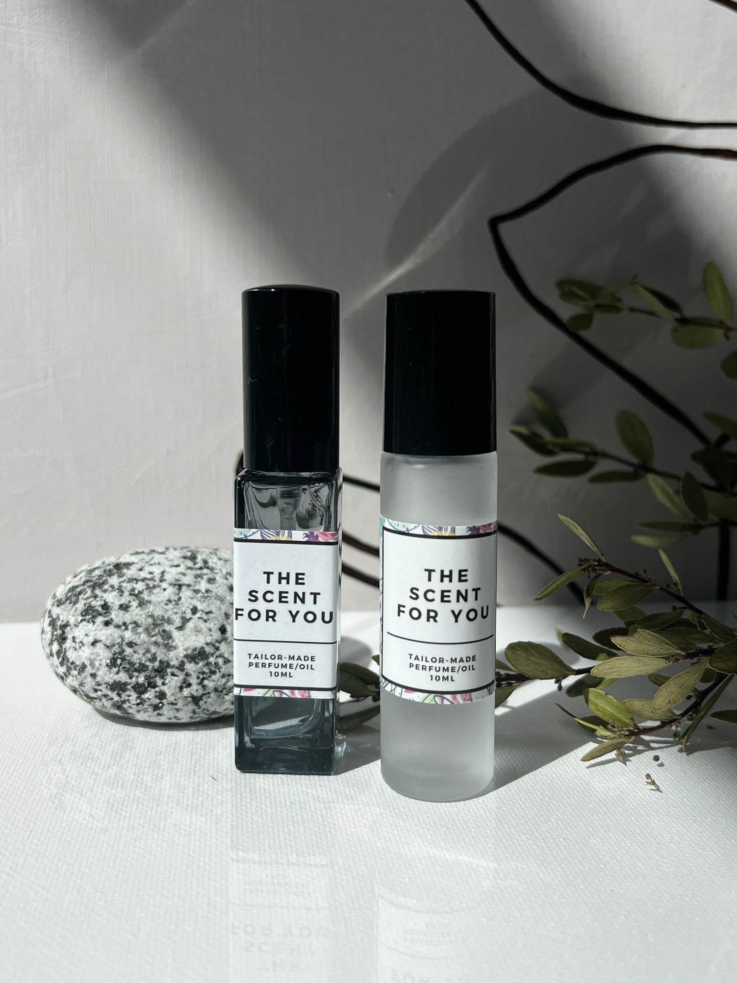 Personalized Natural Essential Oil Perfume Roller, Custom Scent Blend Perfume