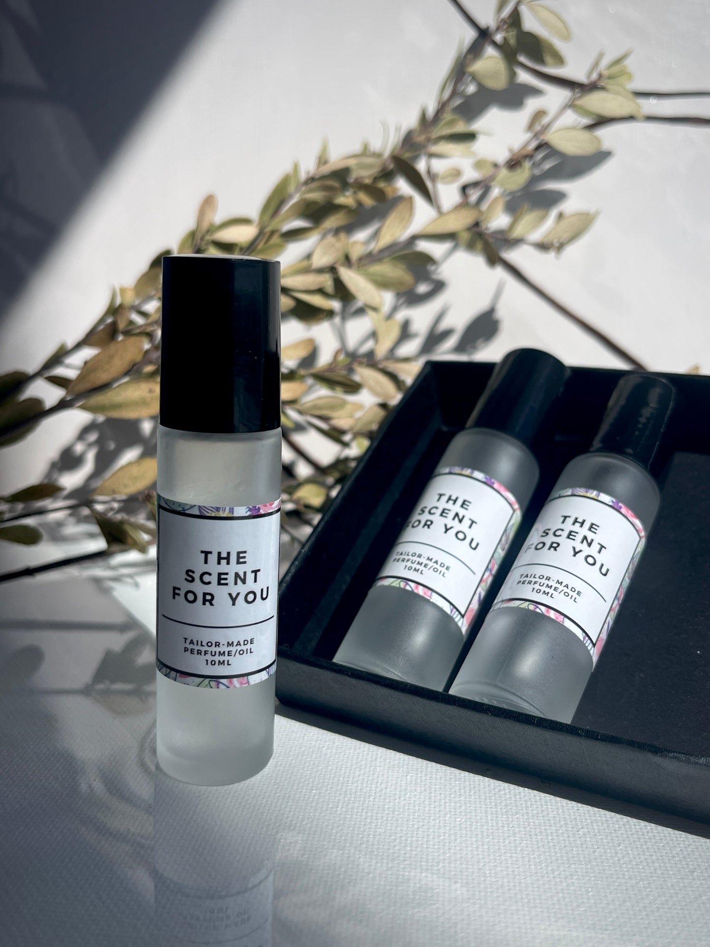 Personalized Natural Essential Oil Perfume Roller, Custom Scent Blend Perfume