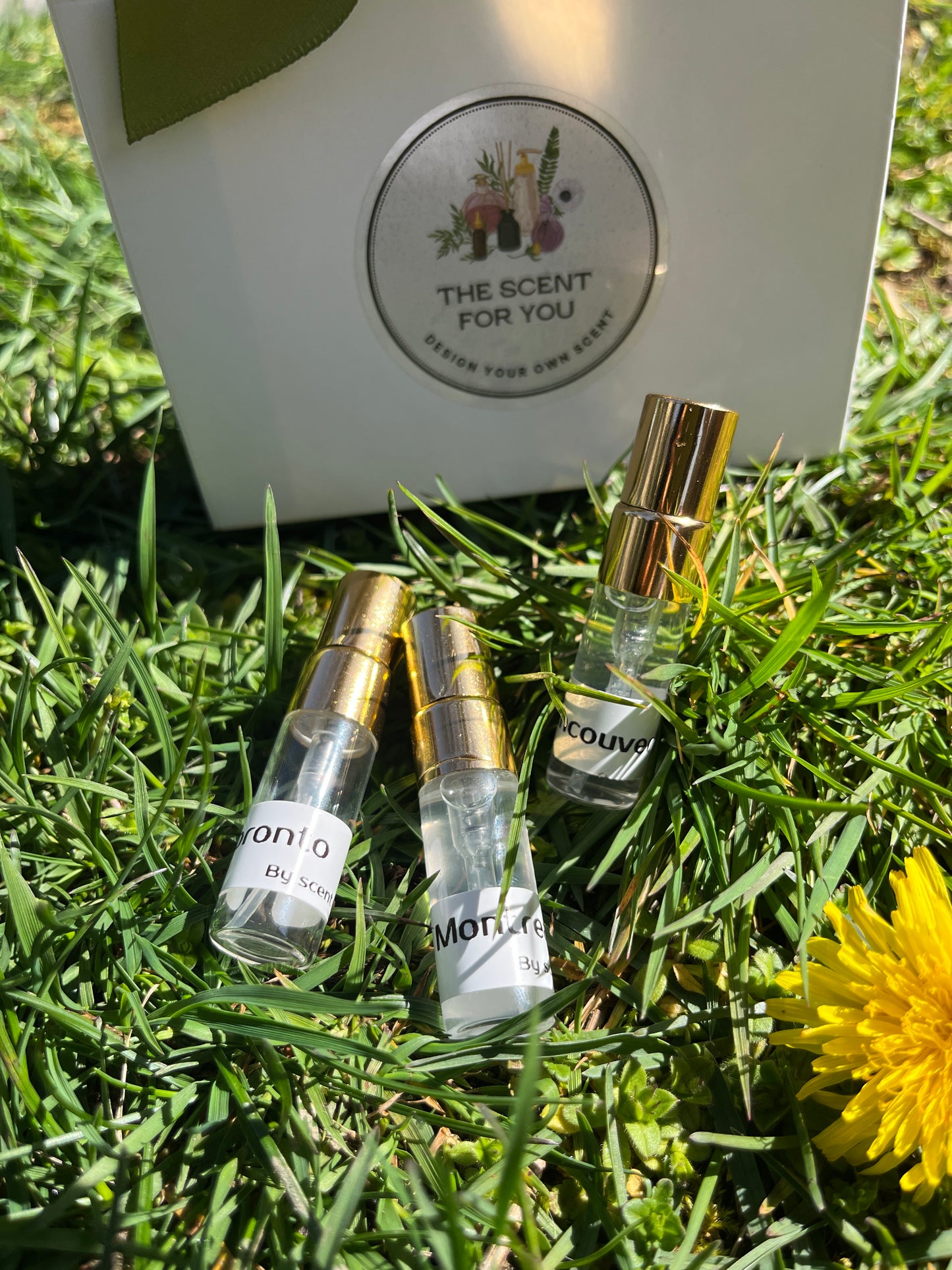Canada cities inspired Mini Perfume Sample Set | Vancouver, Montreal, Toronto inspired Fragrance