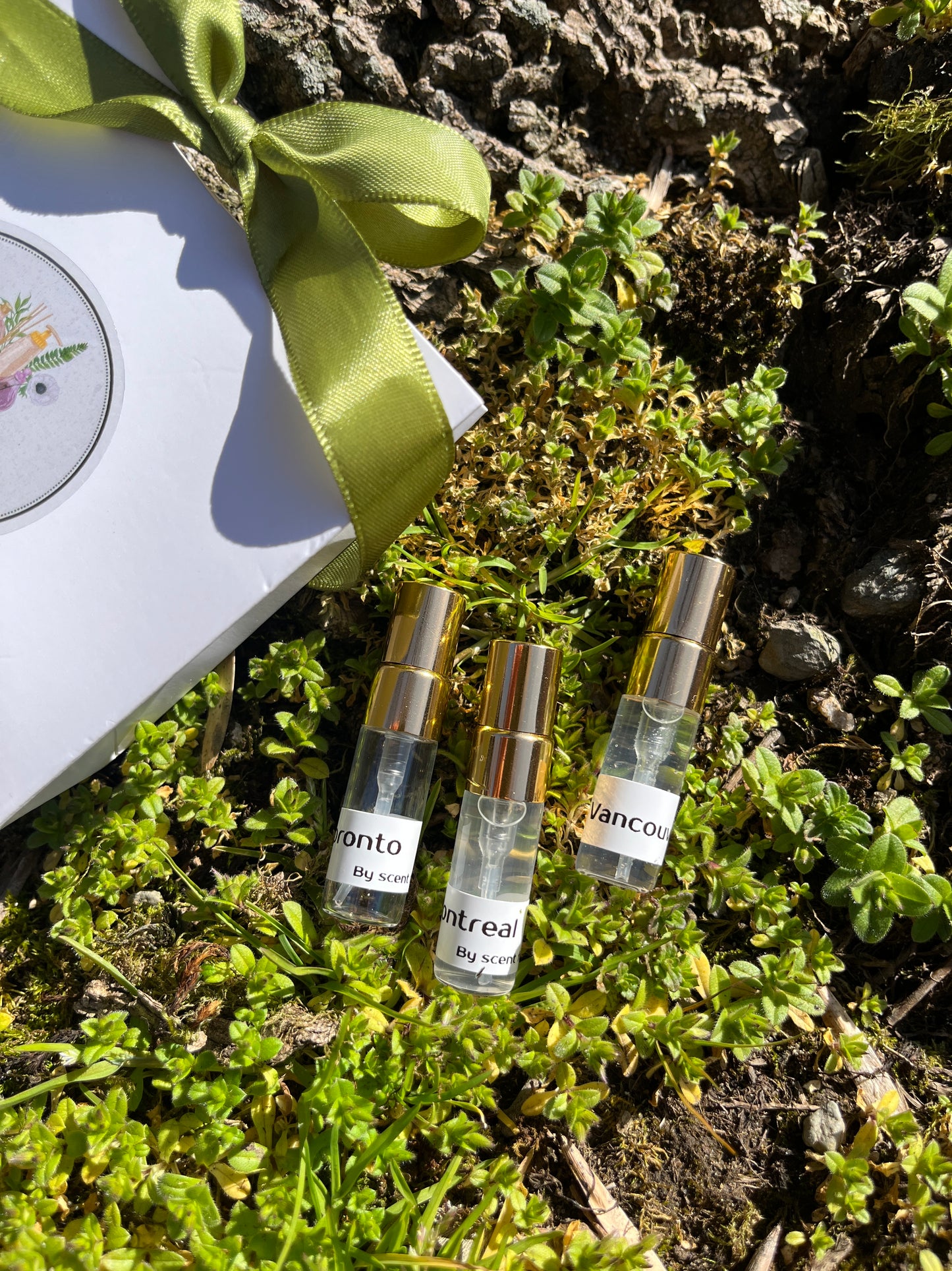 Canada cities inspired Mini Perfume Sample Set | Vancouver, Montreal, Toronto inspired Fragrance