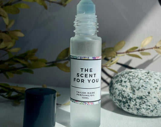 Personalized Natural Essential Oil Perfume Roller, Custom Scent Blend Perfume