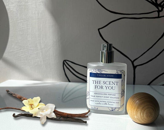 Natural Vanilla Essential Oil Perfume Spray, Gourmand Fragrance