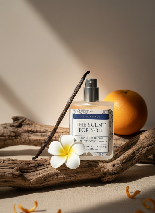 Sweet Sunset Perfume | Orange Vanilla Sandalwood Fragrance | Warm Citrus Woody Scent